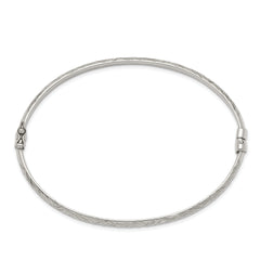 Sterling Silver D/C 4mm Bangle