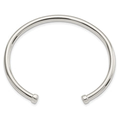 Sterling Silver Polished Cuff Bangle