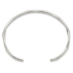 Sterling Silver Polished 5mm Cuff Bangle