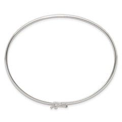 Sterling Silver Polished Flexible Bangle Bracelet