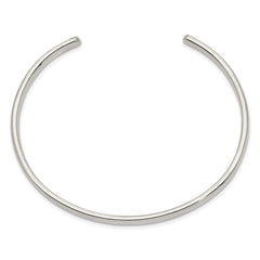 Sterling Silver 4mm Cuff Bangle