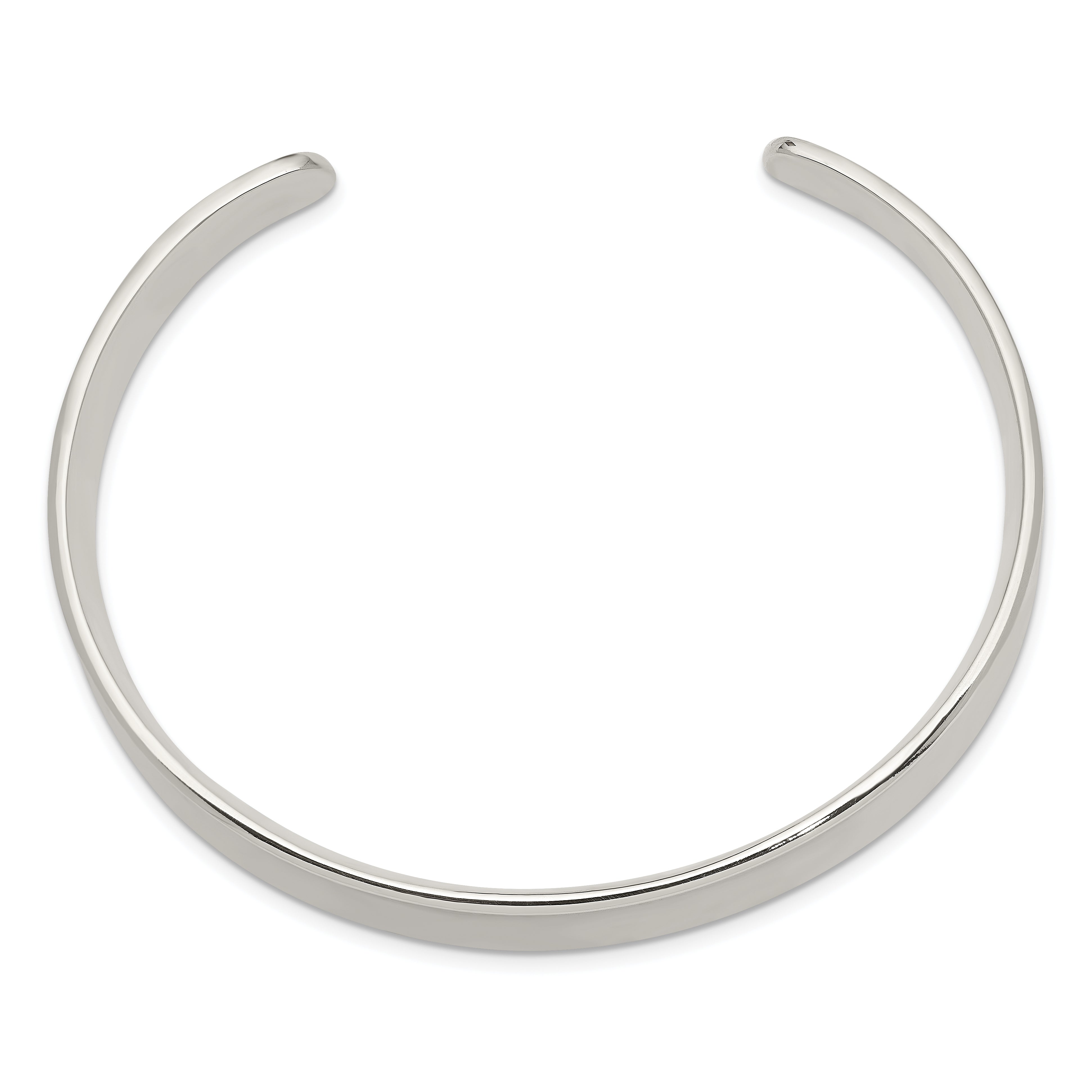 Sterling Silver 10mm Cuff Bangle