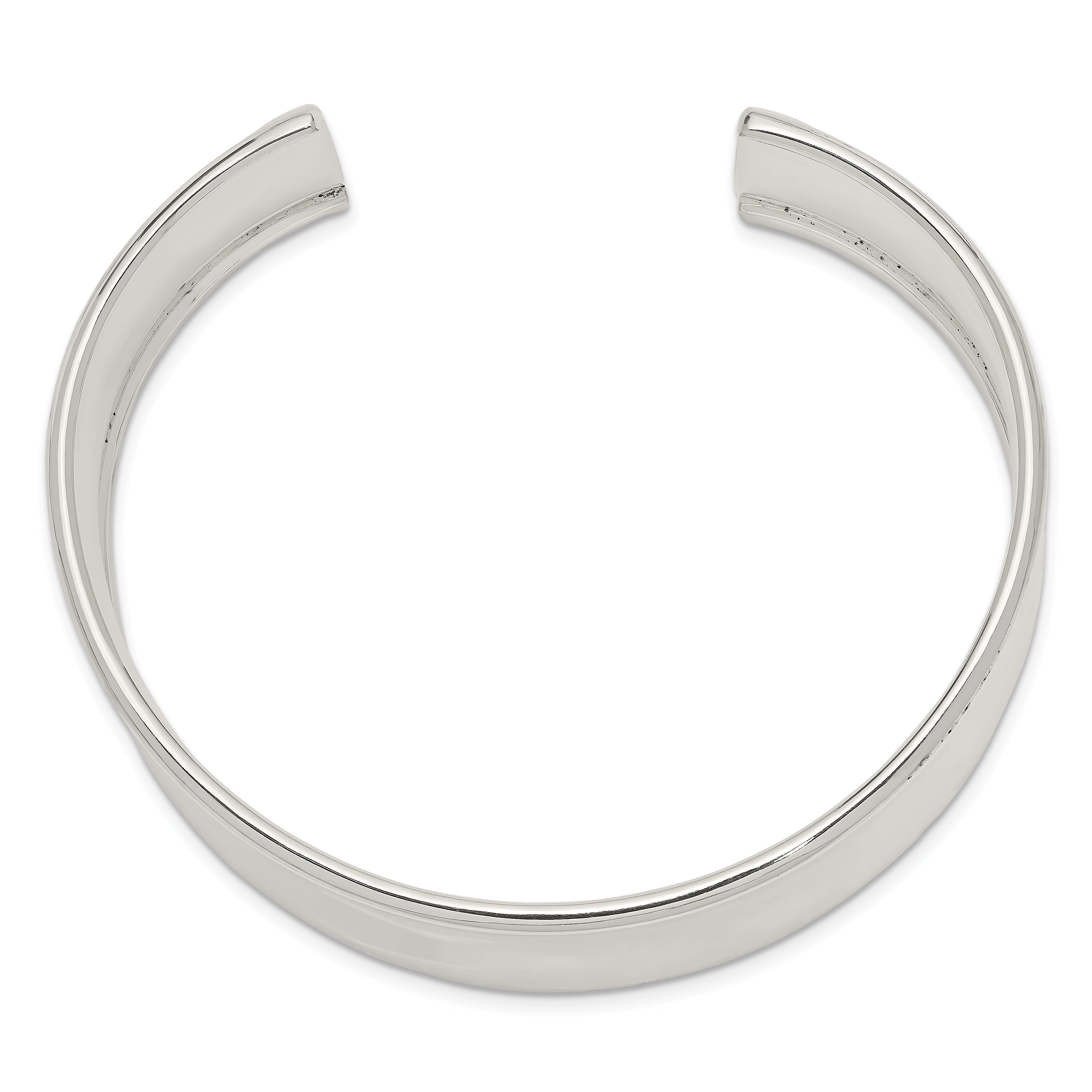 Sterling Silver 20mm Cuff Bangle Bracelet