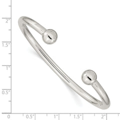 Sterling Silver 4mm Bangle Bracelet