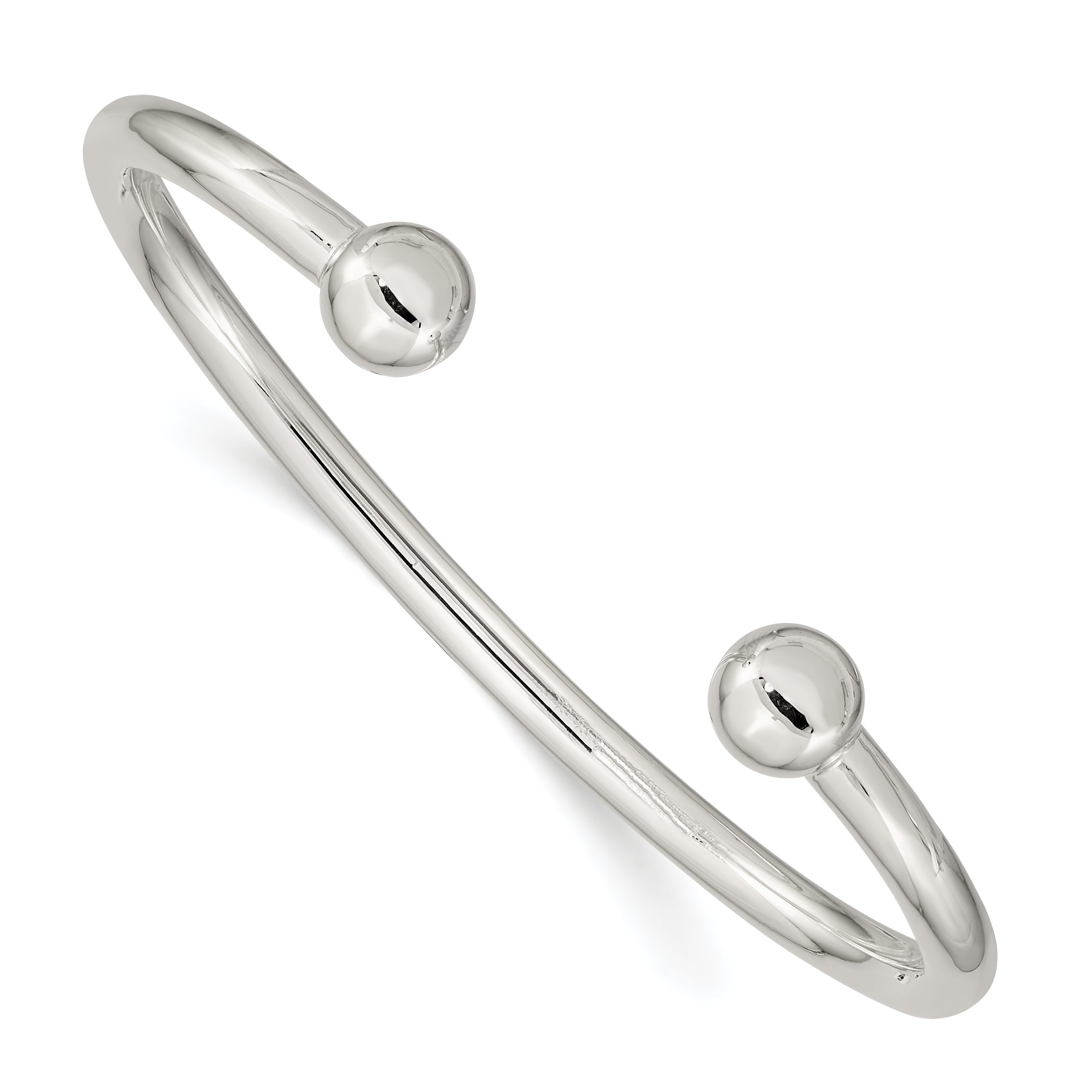 Sterling Silver 4mm Bangle Bracelet