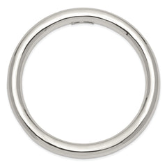 Sterling Silver 8mm Slip-on Tube Bangle