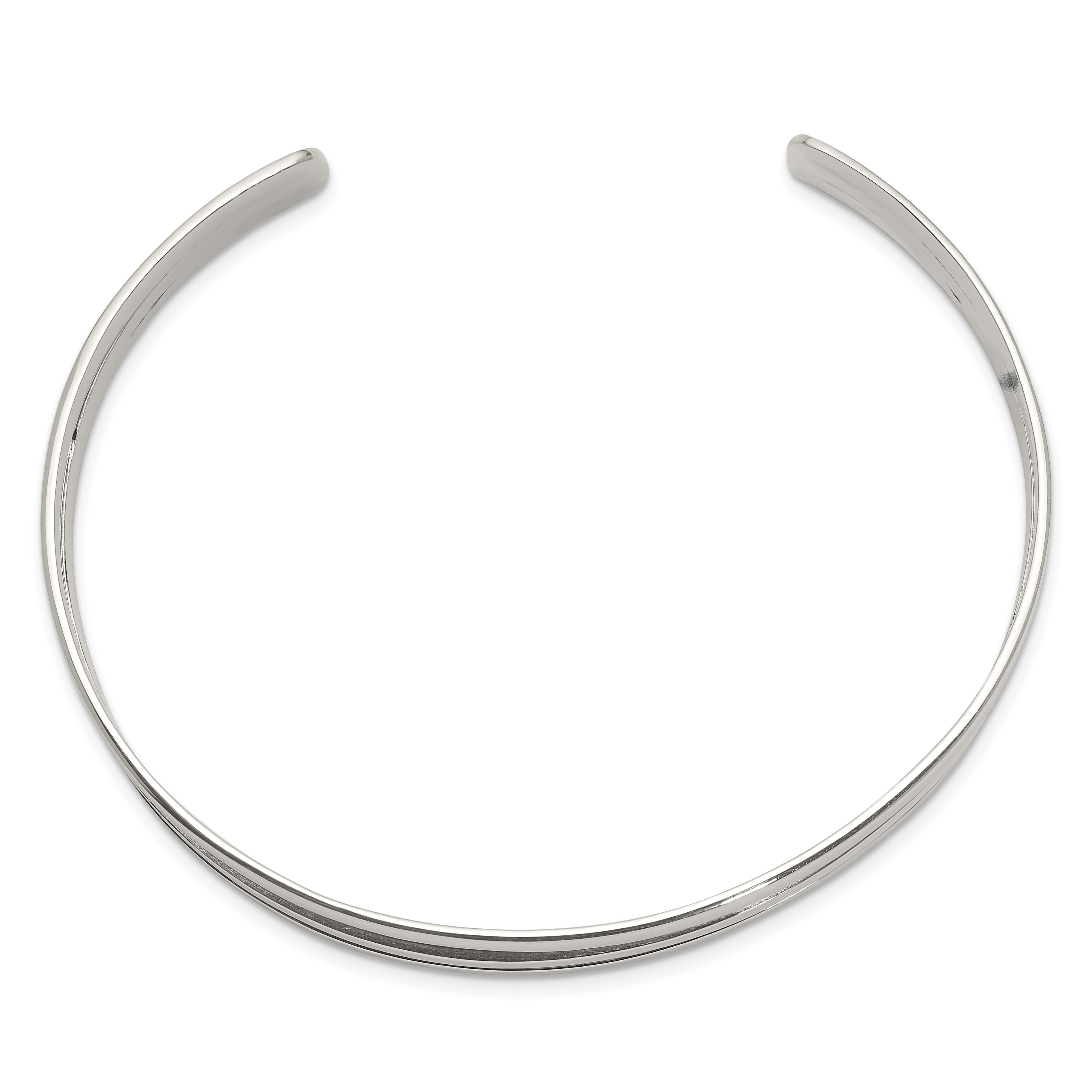 Sterling Silver Polished Cuff Bangle