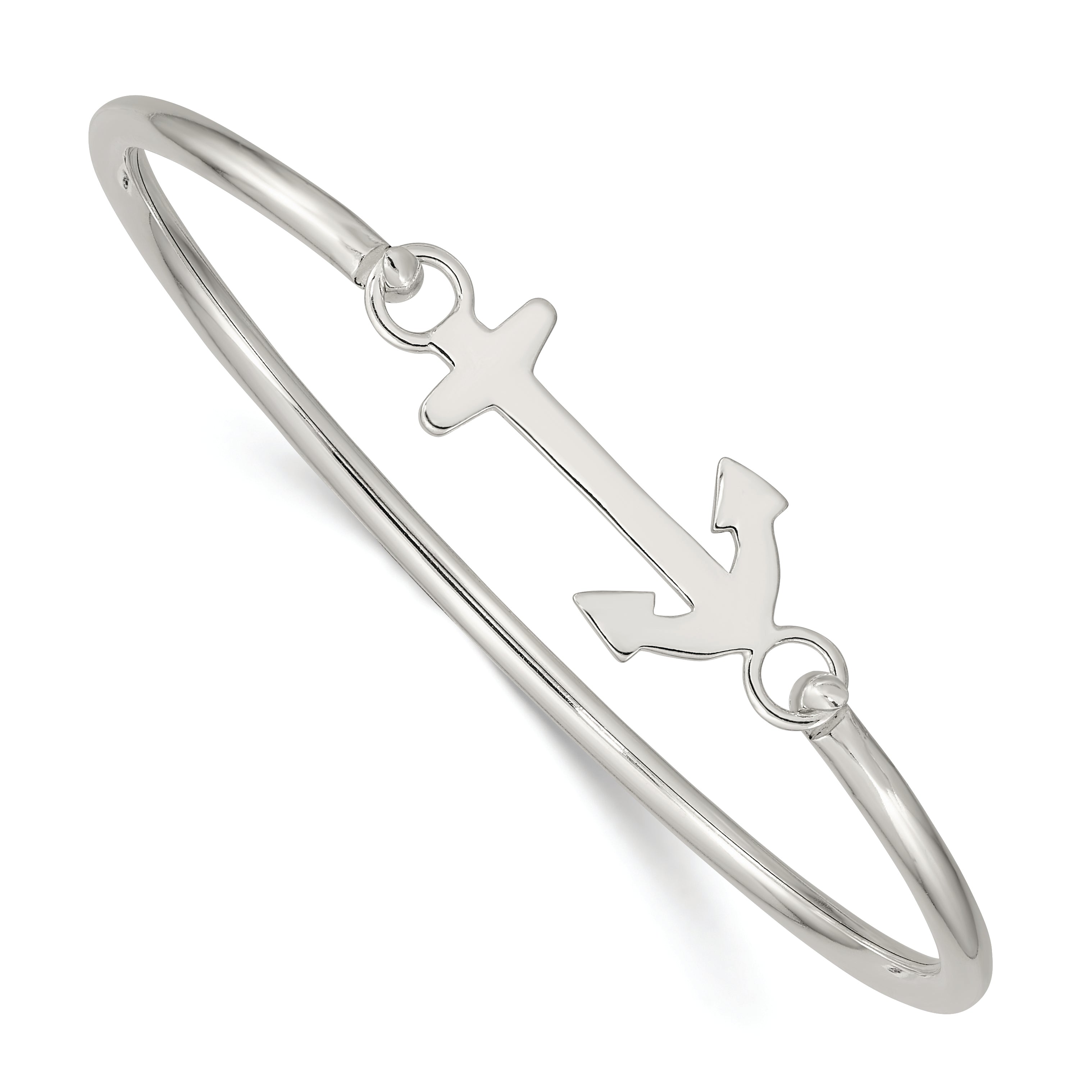 Sterling Silver with Interchangeable Nautical Charms 3.00mm Bangle