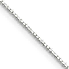 Sterling Silver .8mm 8 Sided Diamond-cut Box Chain