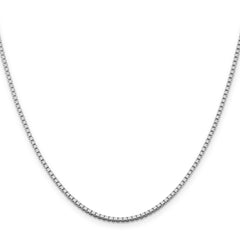 Sterling Silver Rhodium-plated 1.75mm Box Chain