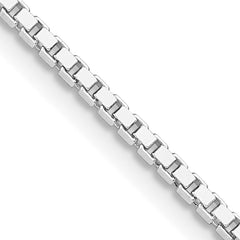 Sterling Silver Rhodium-plated 1.75mm Box Chain