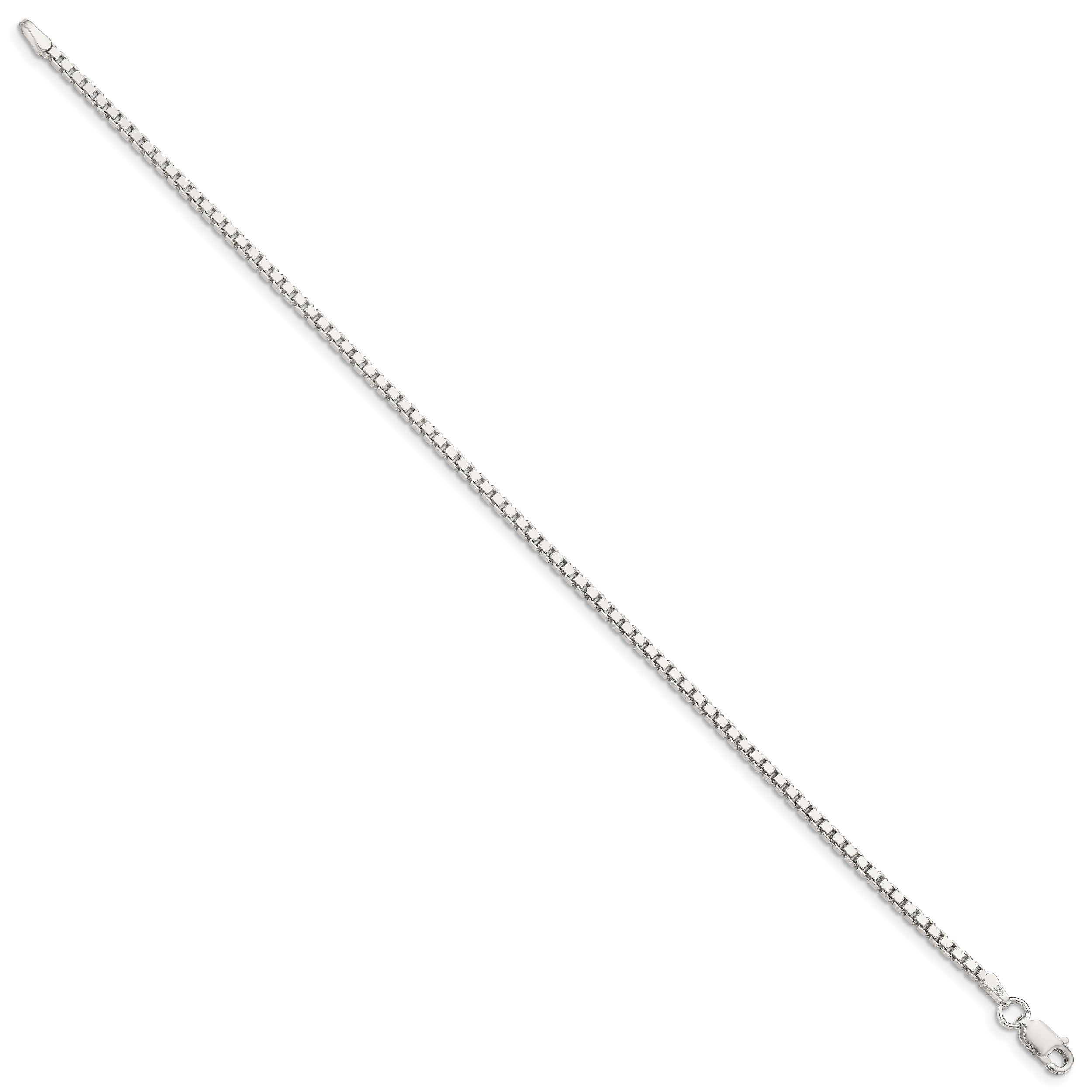 Sterling Silver 1.9mm Box Chain