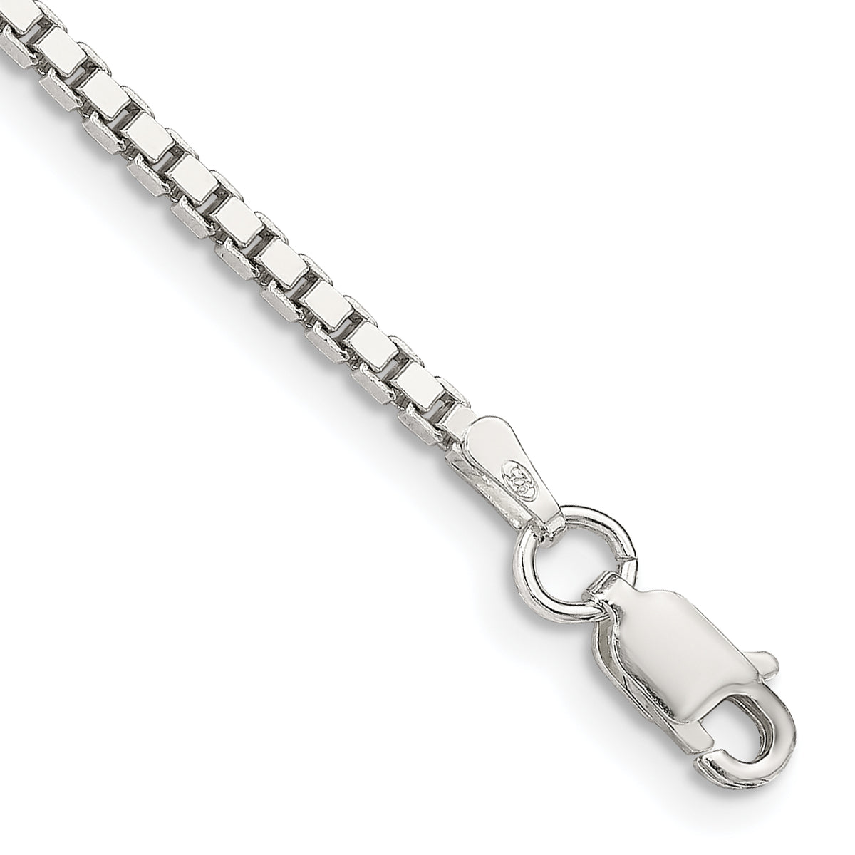 Sterling Silver 1.9mm Box Chain