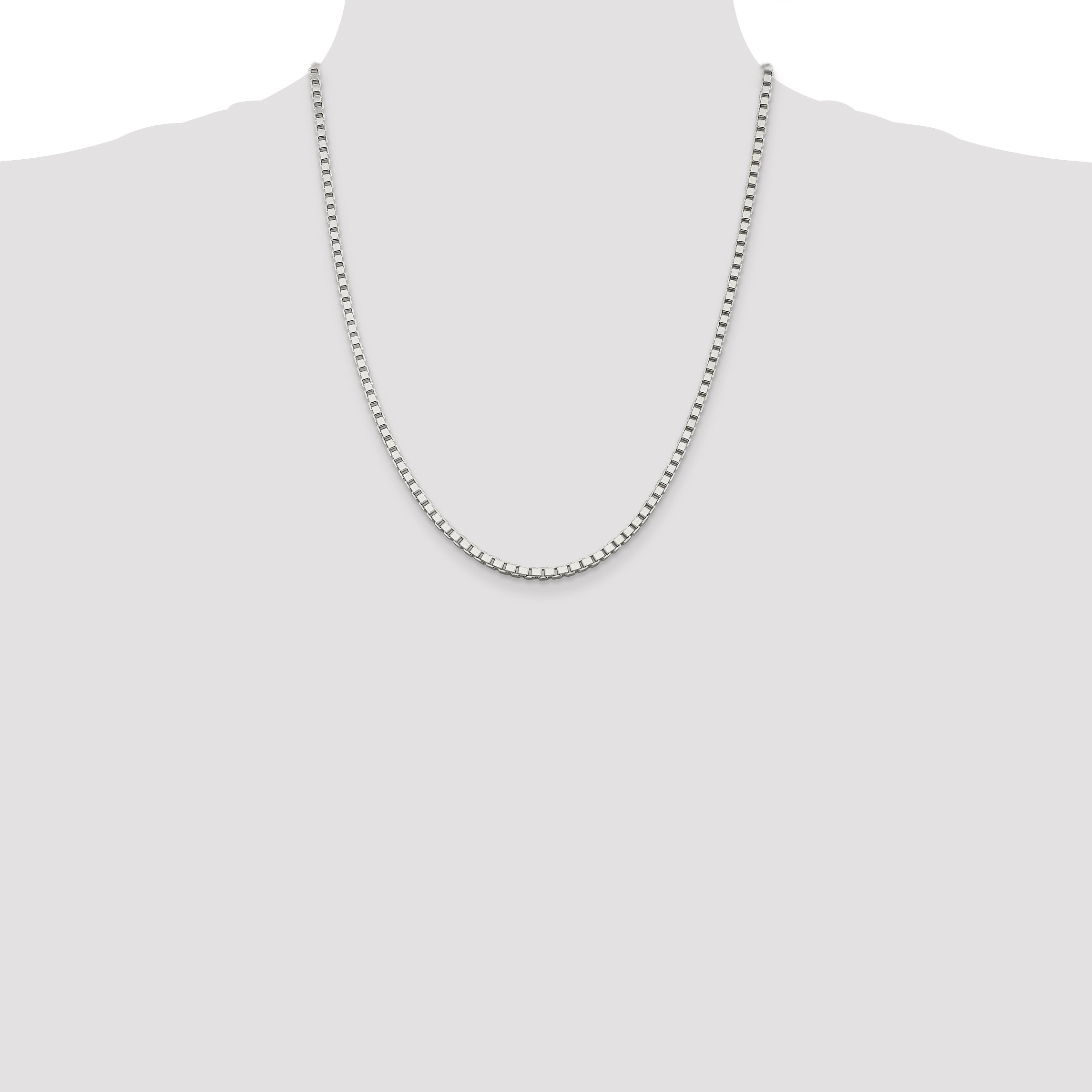 Sterling Silver 3mm Box Chain