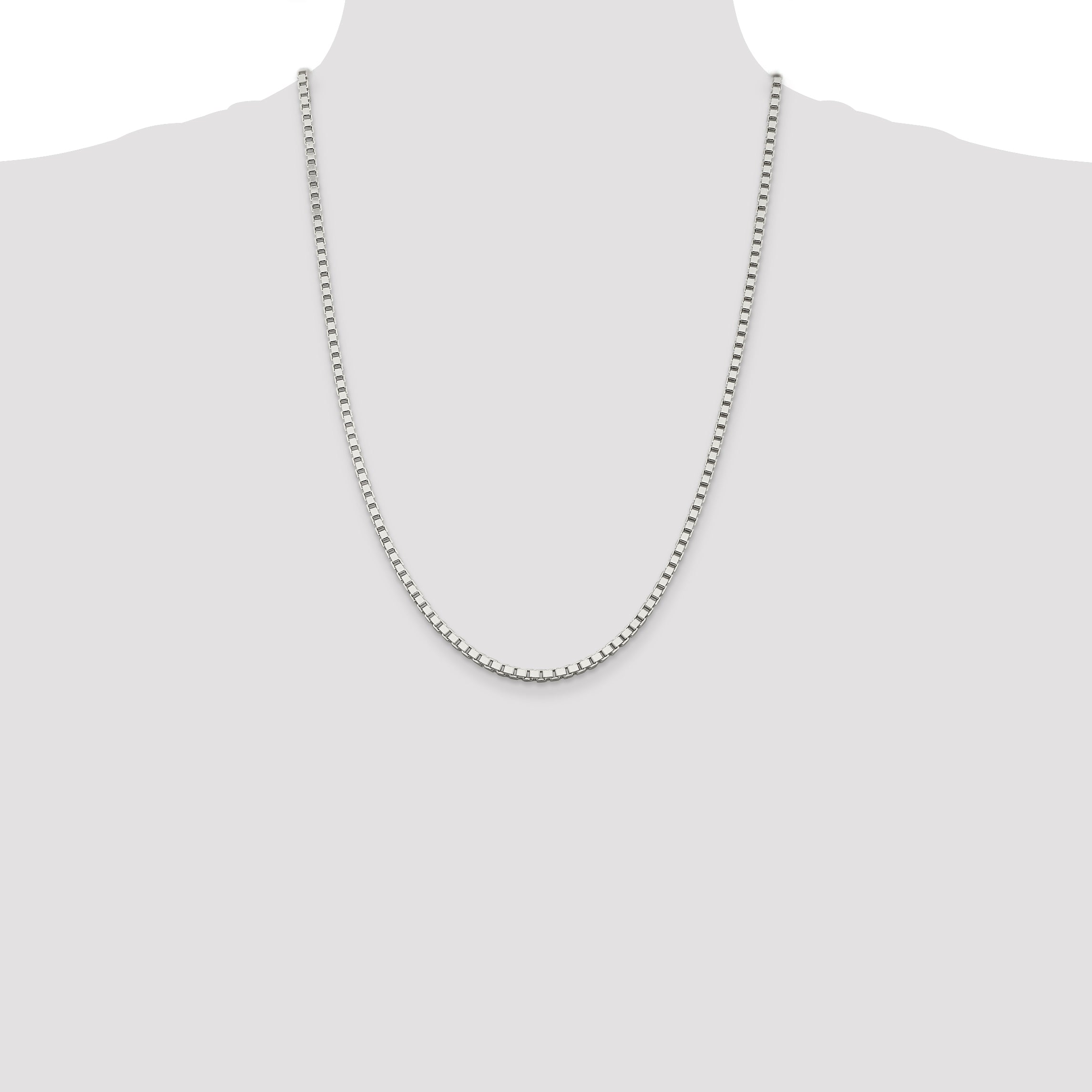 Sterling Silver 3mm Box Chain