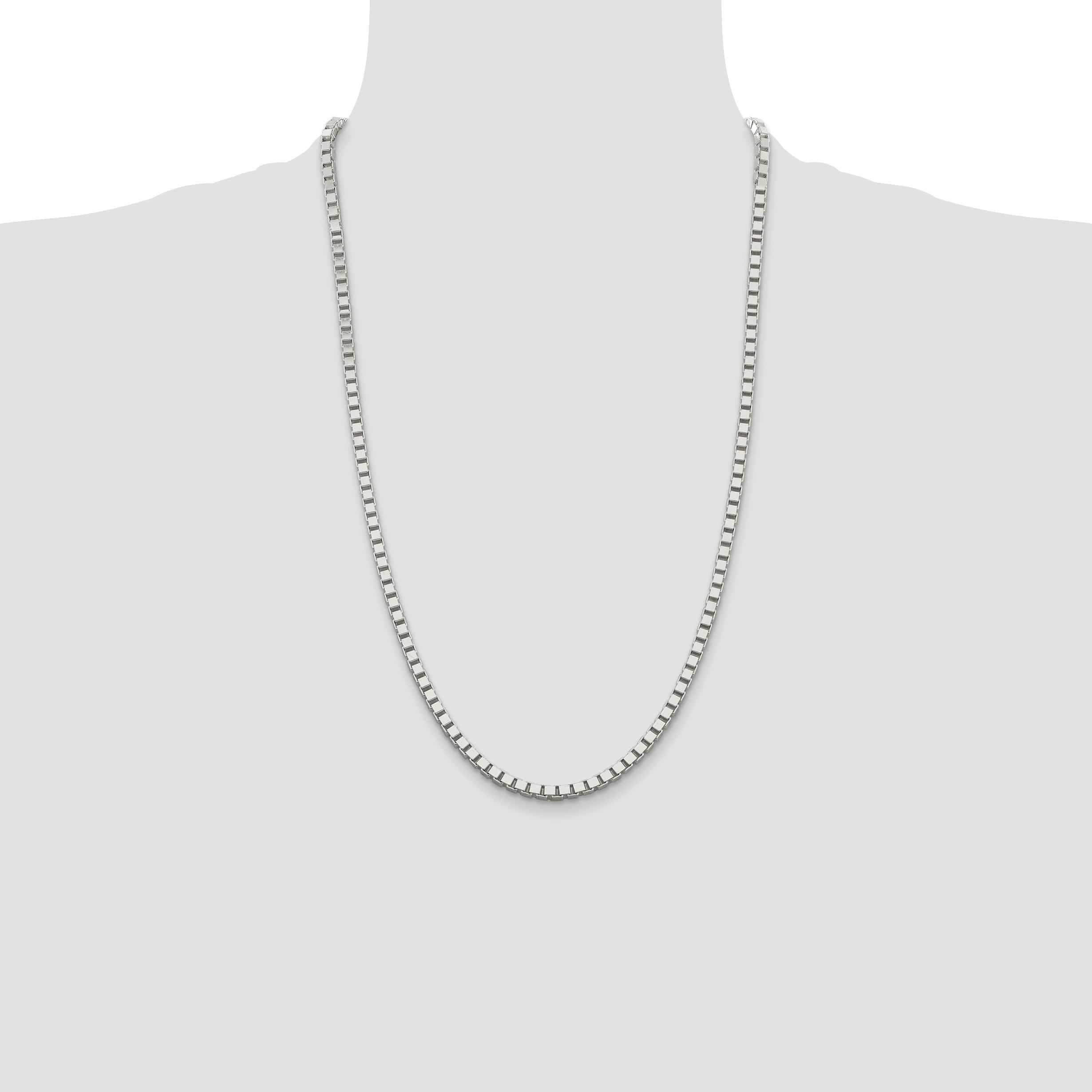 Sterling Silver 3.75mm Box Chain