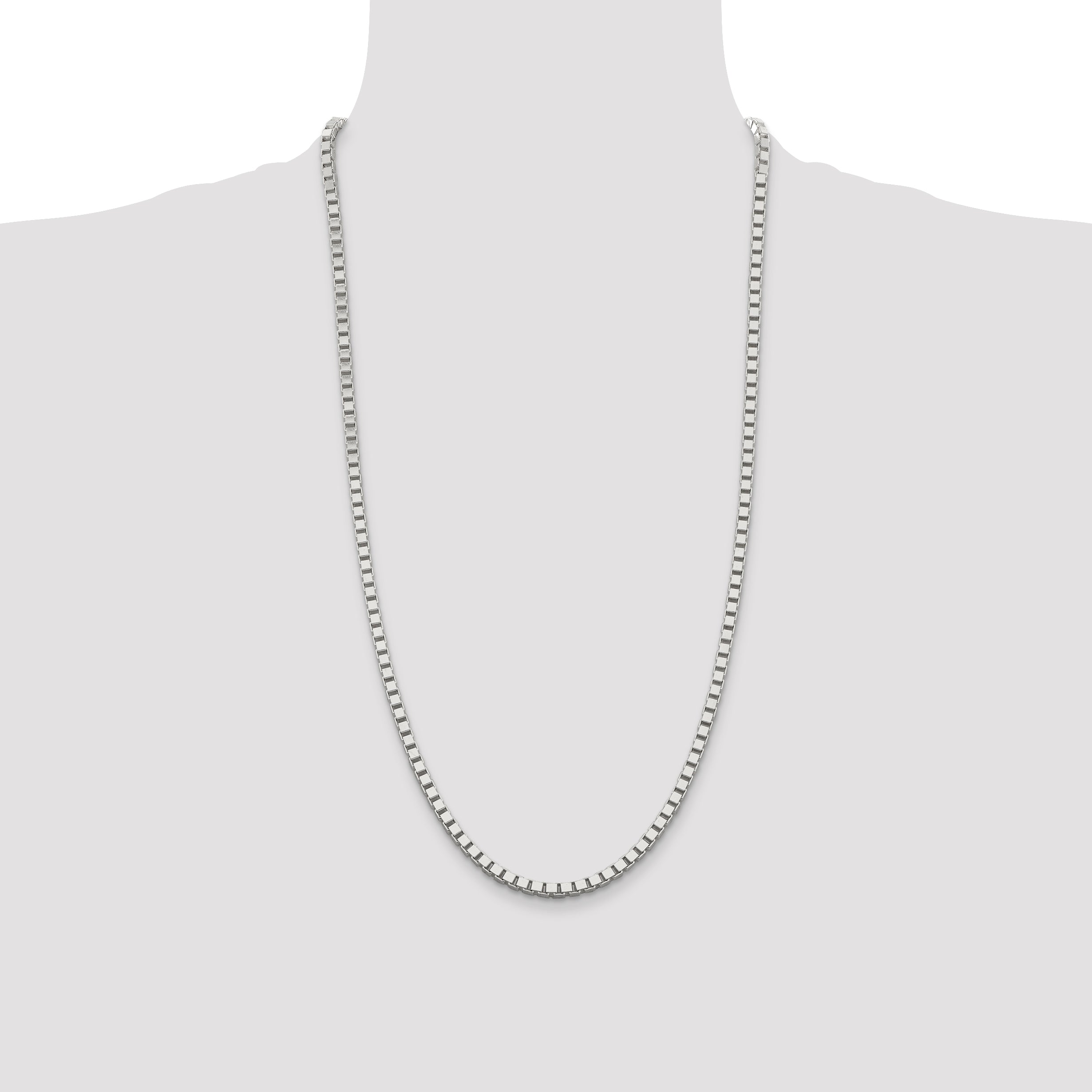 Sterling Silver 3.75mm Box Chain