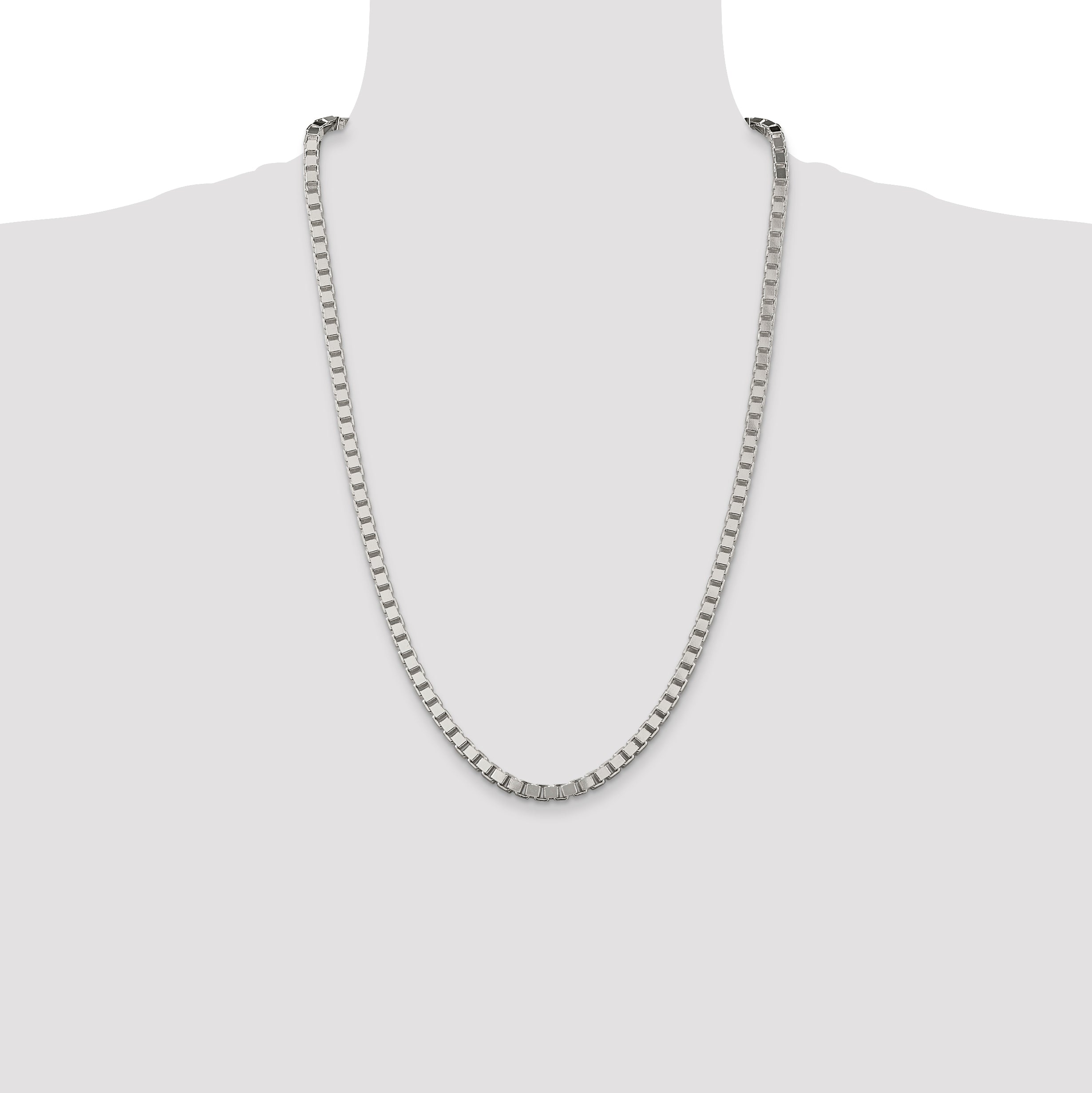 Sterling Silver 4.5mm Box Chain