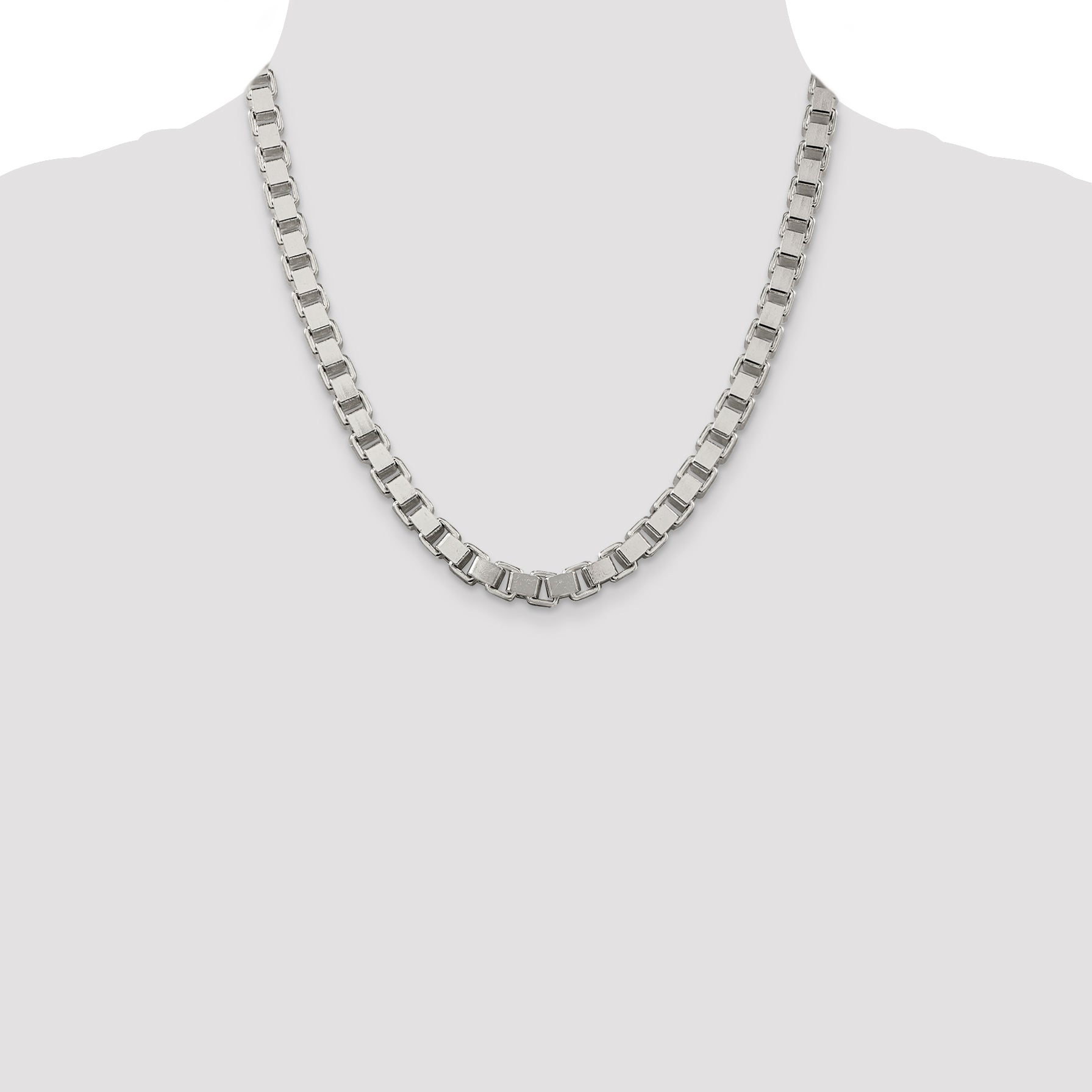 Sterling Silver 7mm Box Chain