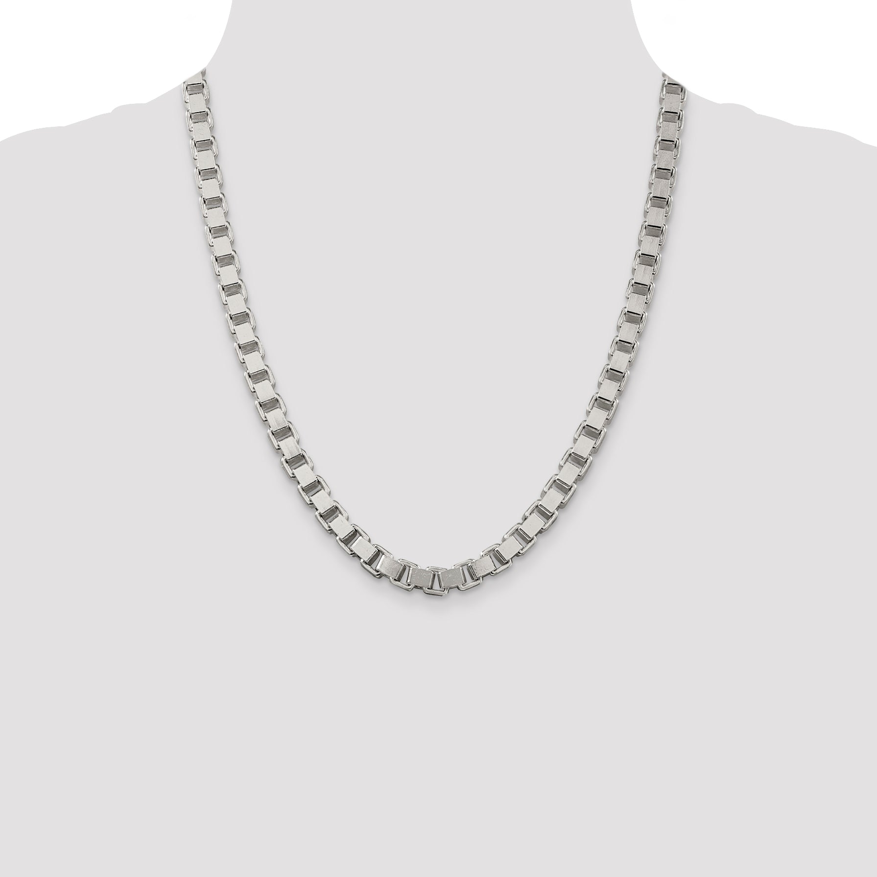 Sterling Silver 7mm Box Chain