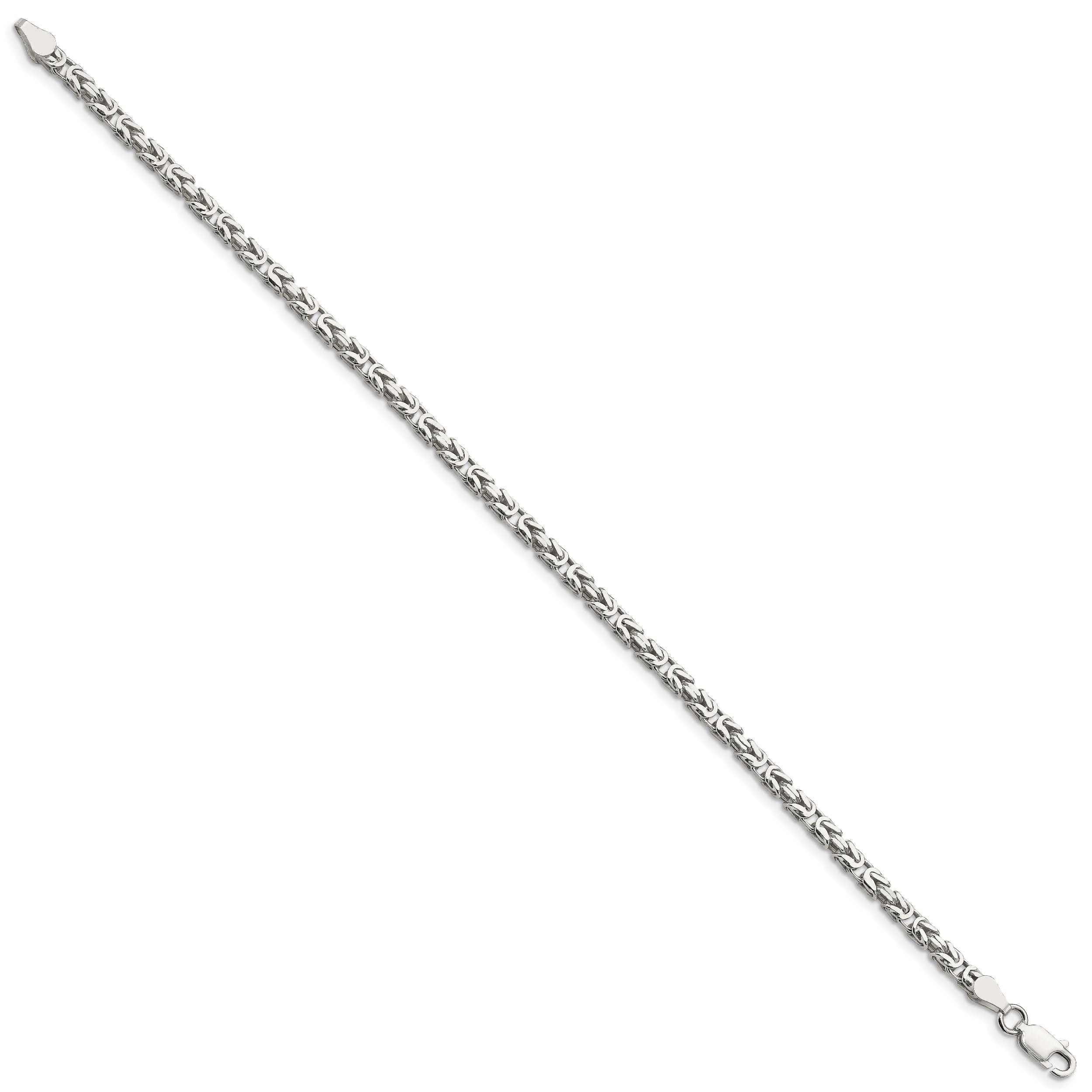 Sterling Silver 2.5mm Byzantine Chain