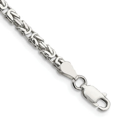 Sterling Silver 2.5mm Byzantine Chain