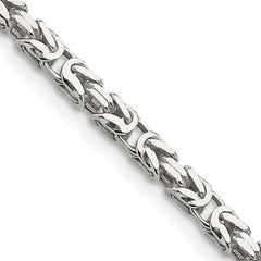 Sterling Silver 2.5mm Byzantine Chain