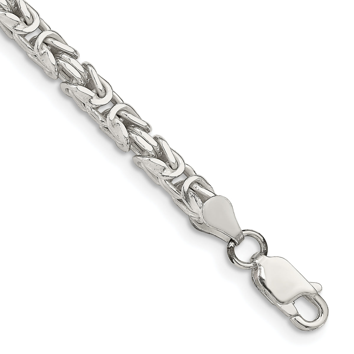 Sterling Silver 3.25mm Byzantine Chain