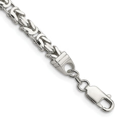 Sterling Silver 5mm Byzantine Chain