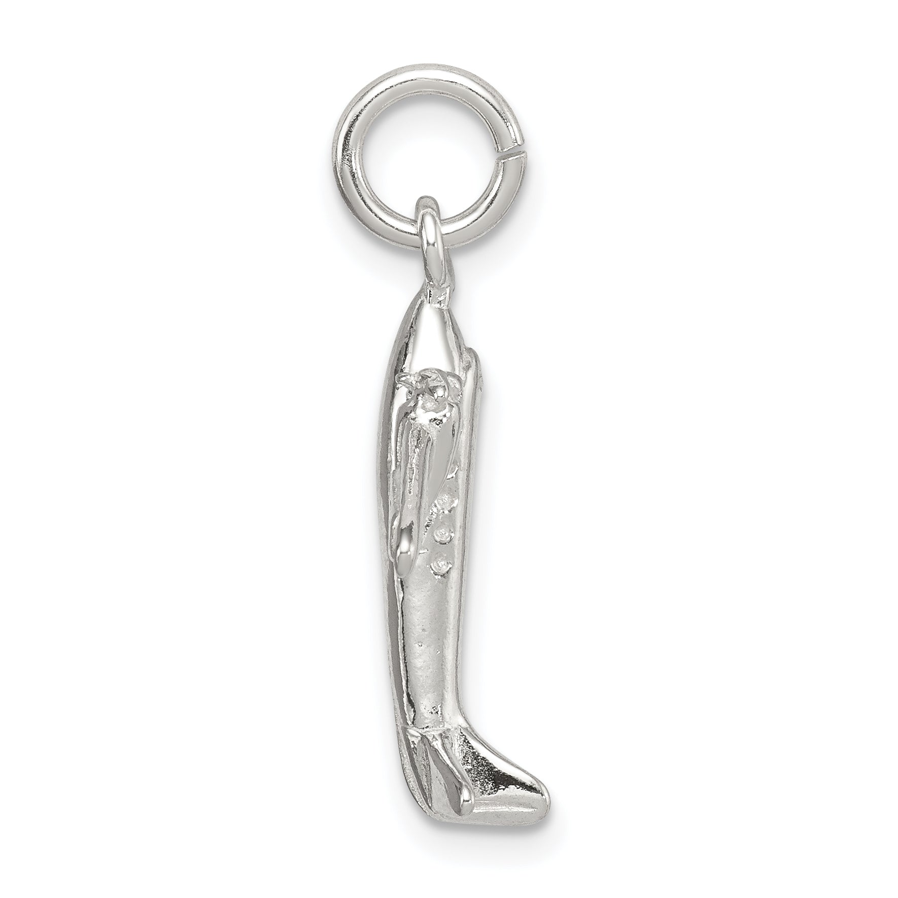 Sterling Silver Jet Charm