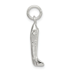 Sterling Silver Jet Charm