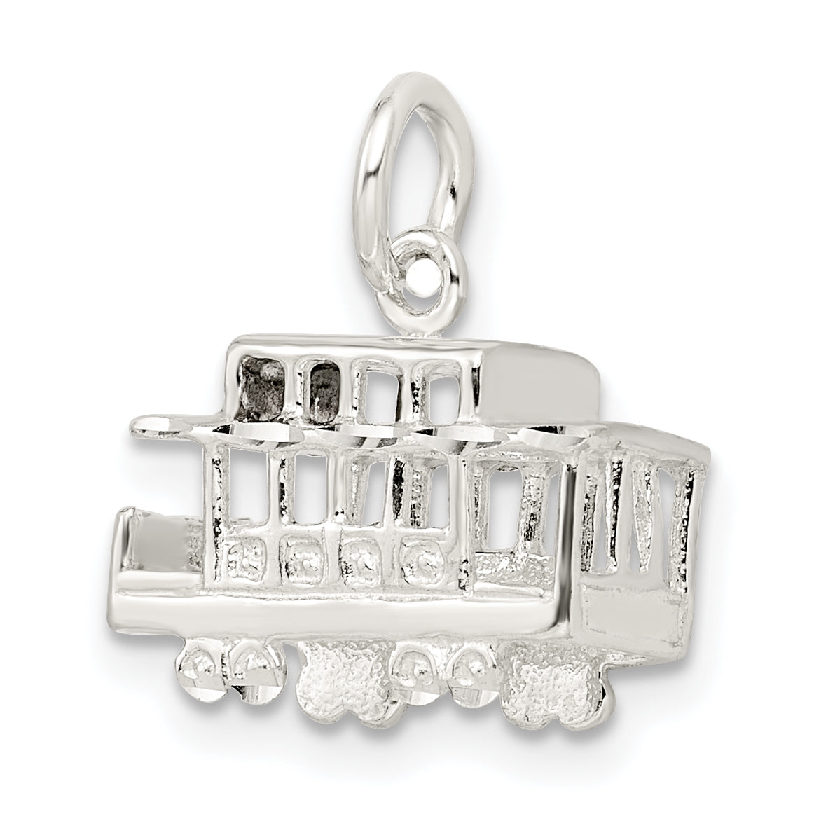 Sterling Silver Caboose Charm