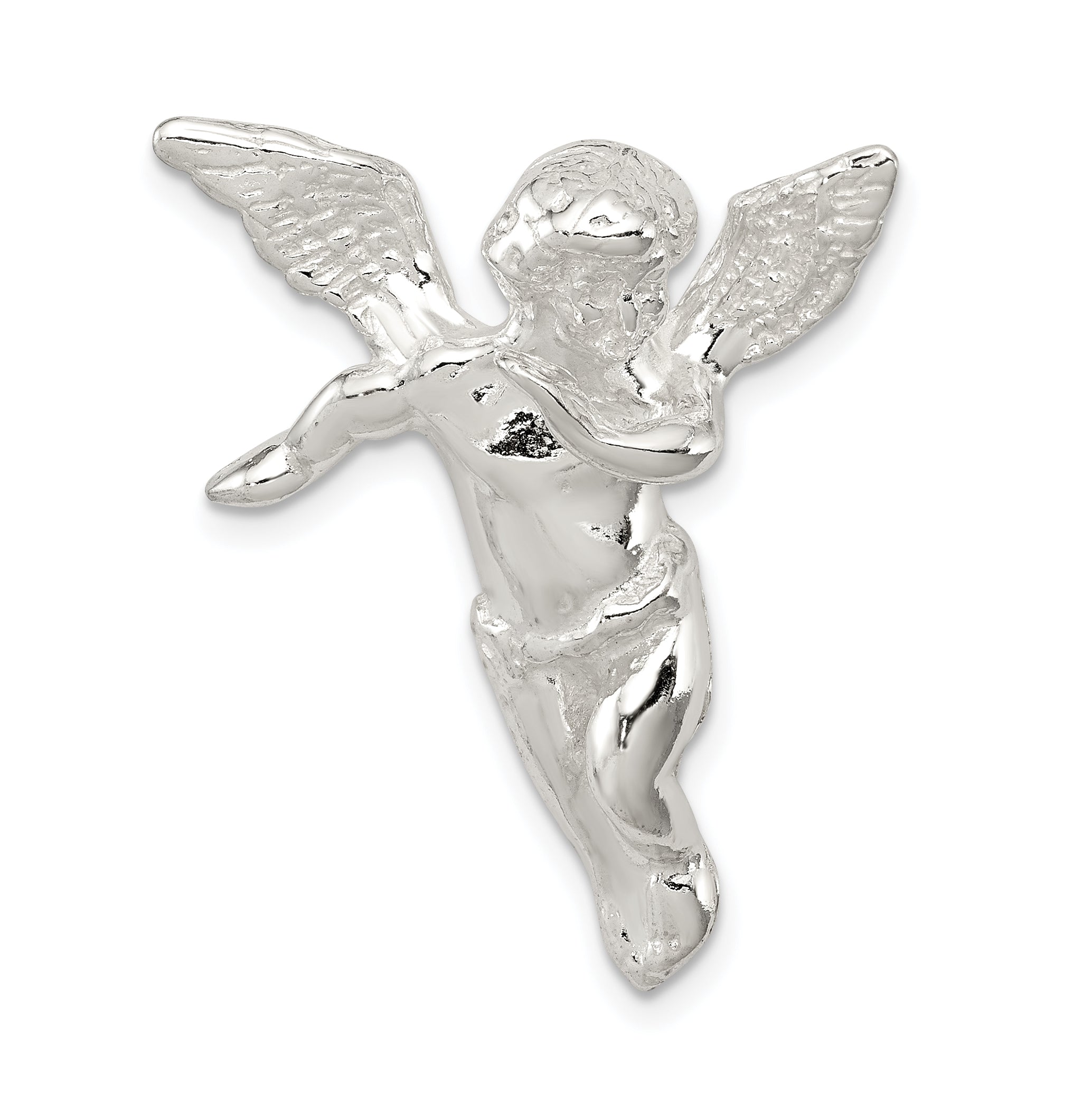 Sterling Silver Guardian Angel Pendant