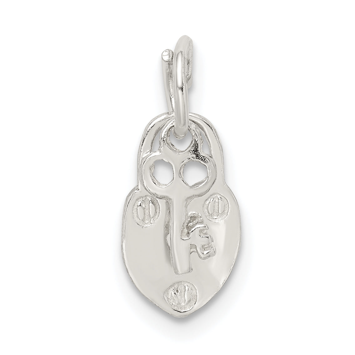 Sterling Silver Lock & Key Charm