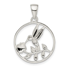 Sterling Silver Hummingbird Pendant