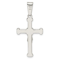 Sterling Silver Polished Crucifix Pendant