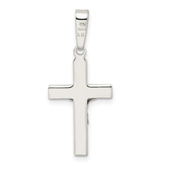 Sterling Silver Polished Crucifix Pendant