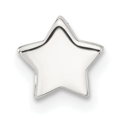 Sterling Silver E-coated Star Slide Charm