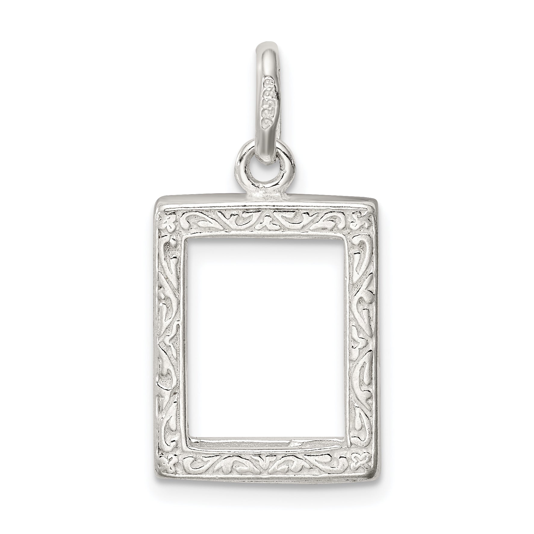 Sterling Silver Picture Frame Charm