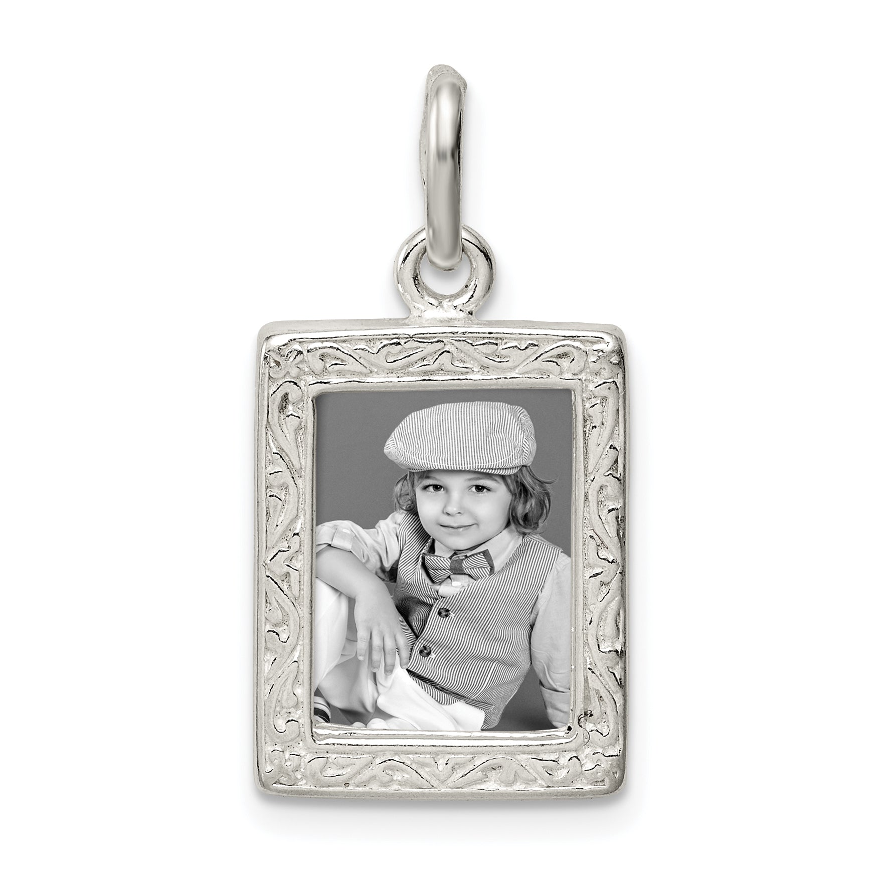 Sterling Silver Picture Frame Charm