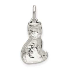 Sterling Silver Cat Charm