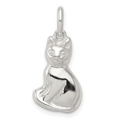 Sterling Silver Cat Charm