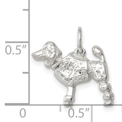 Sterling Silver Poodle Charm