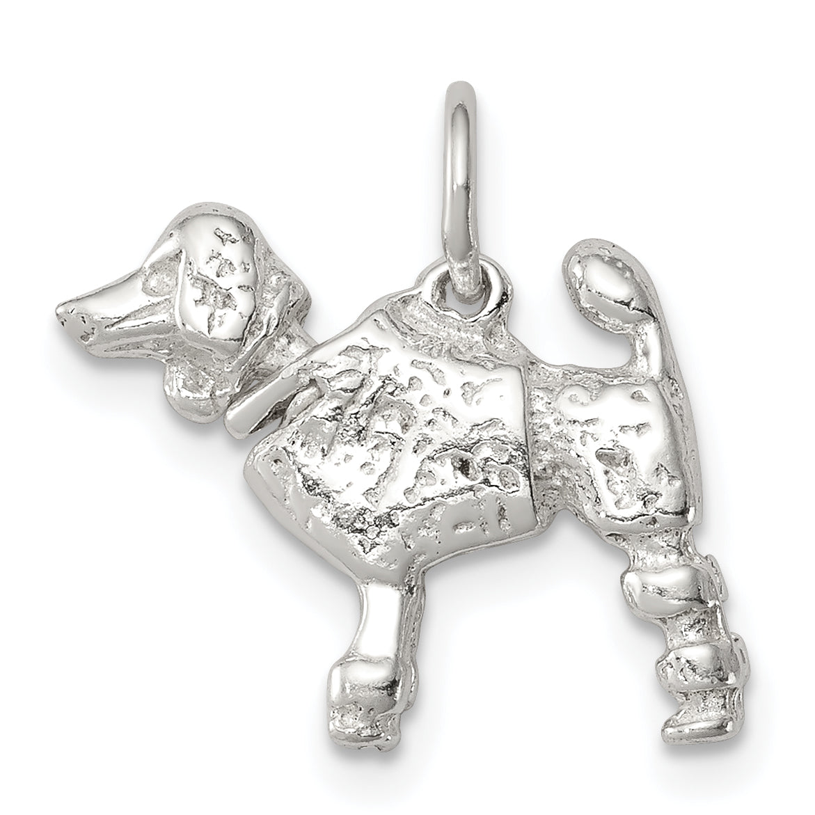 Sterling Silver Poodle Charm