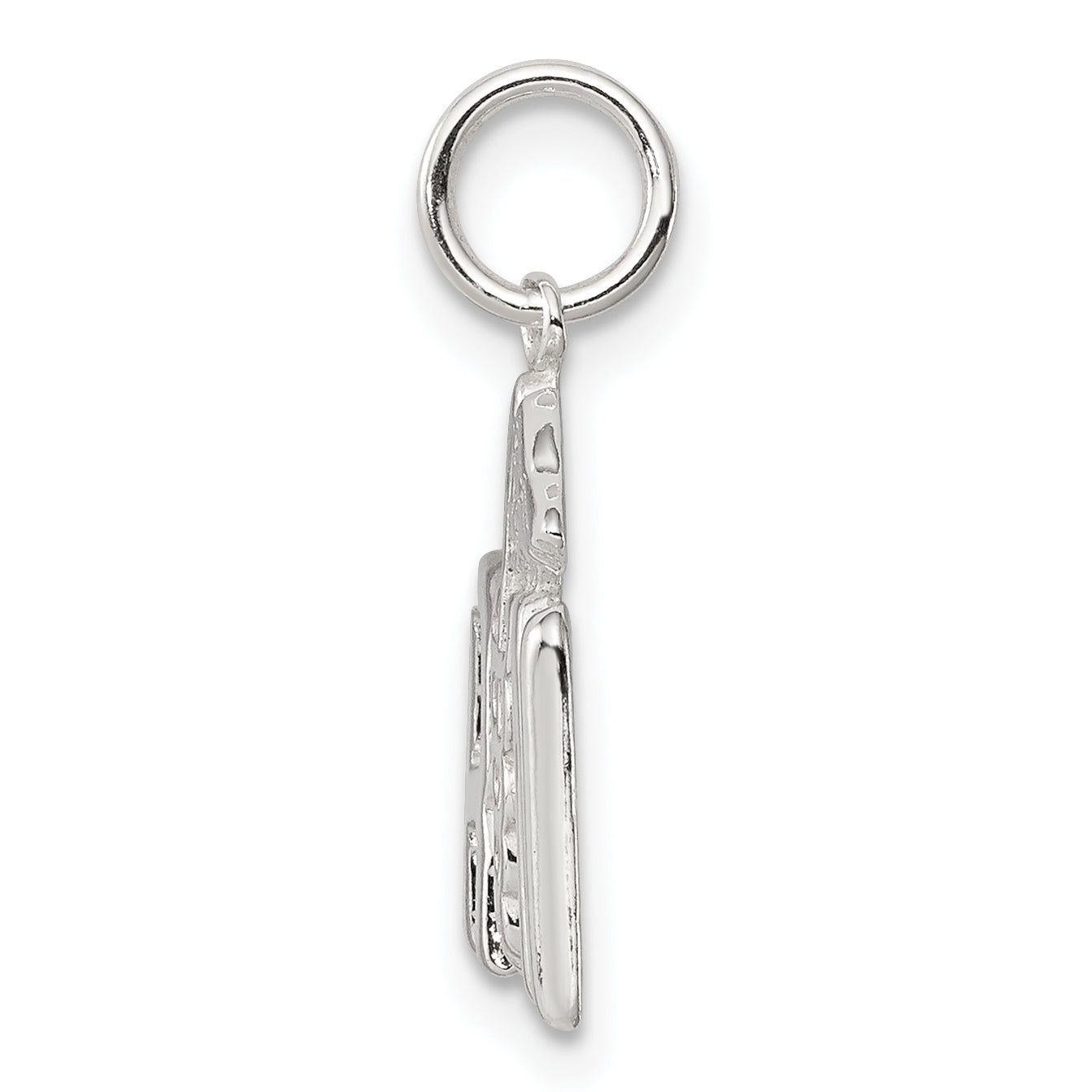 Sterling Silver 925 Nurse Charm with Polished Anti-Tarnish Finish