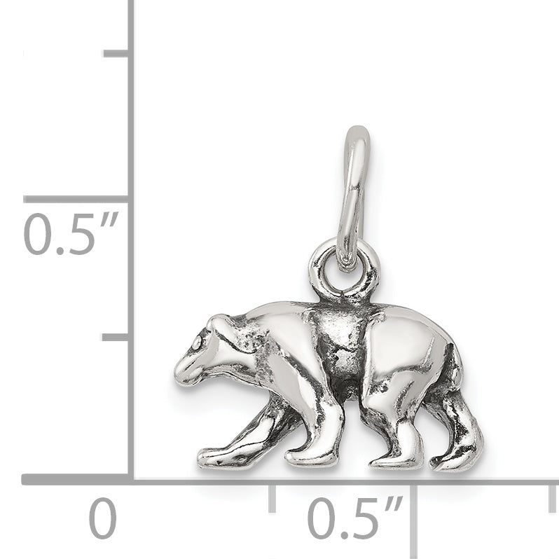 Sterling Silver Bear Charm