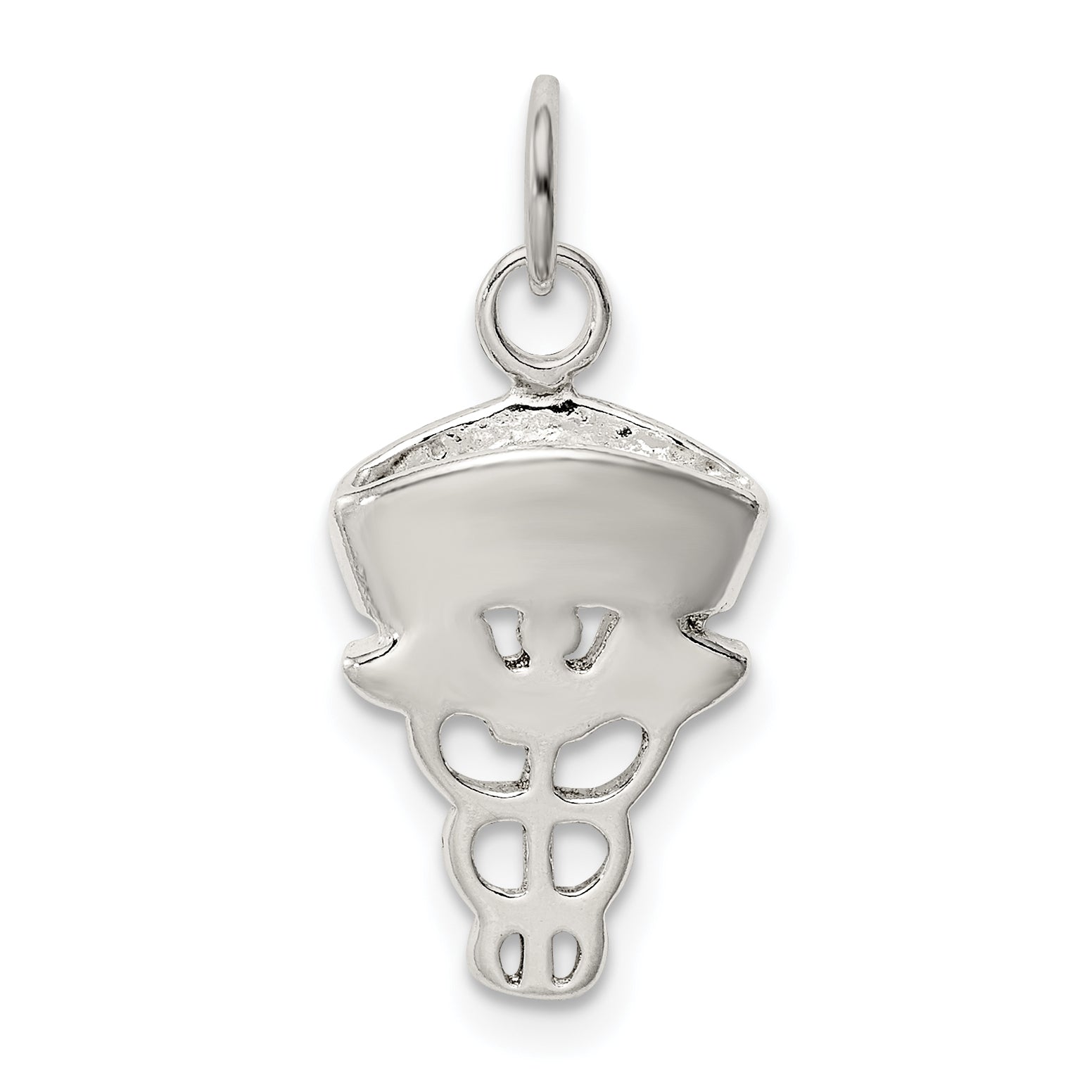 Sterling Silver 925 Nurse Symbol Charm with Polished Anti-Tarnish Finish