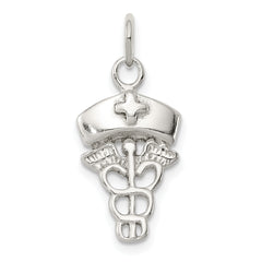 Sterling Silver Nurse Symbol Charm