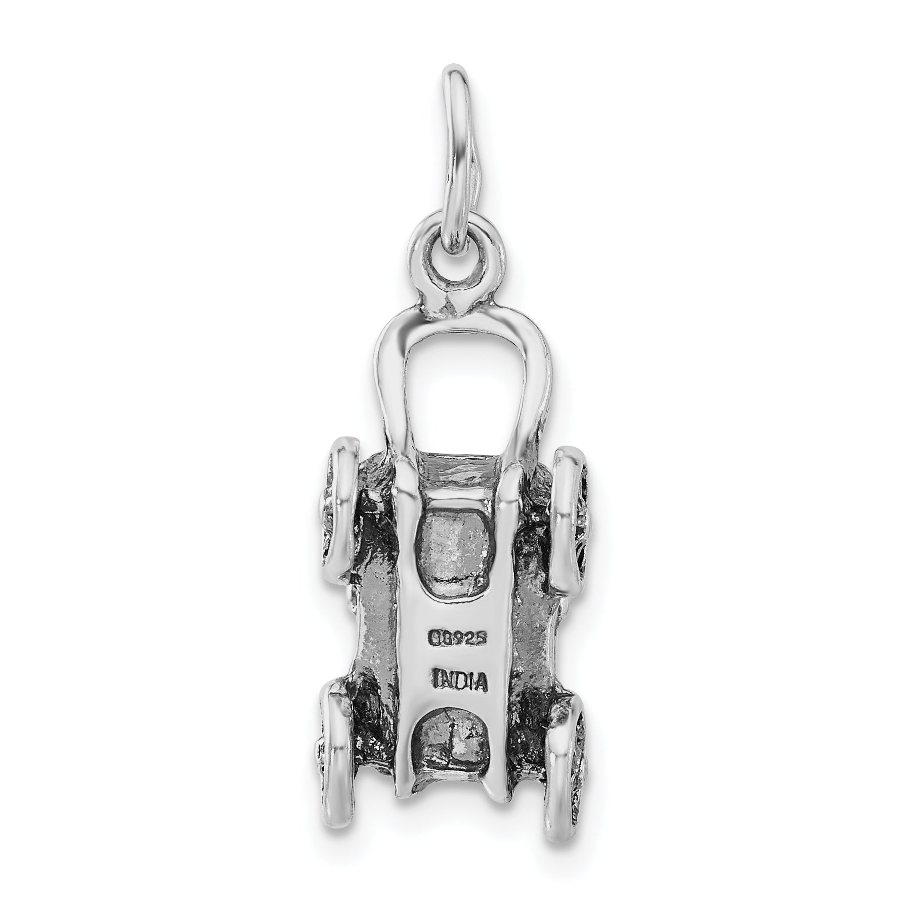 Sterling Silver Baby Buggy Charm