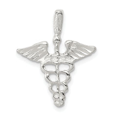 Sterling Silver Caduceus Charm